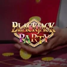 Blackjack Party casino game by Evolution – featured logo at Casino Kingdom