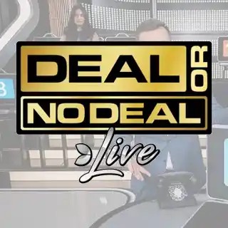 Deal or No Deal Live online game logo by Evolution on casino-kingdom.de