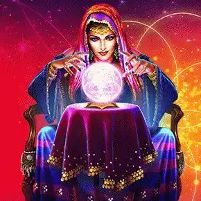 Madame Destiny Megaways online game logo by Pragmatic Play on casino-kingdom.de