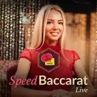 Speed Baccarat A slot logo by Evolution at Casino Kingdom